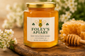Local Raw Honey - 13.5 oz Glass Jar